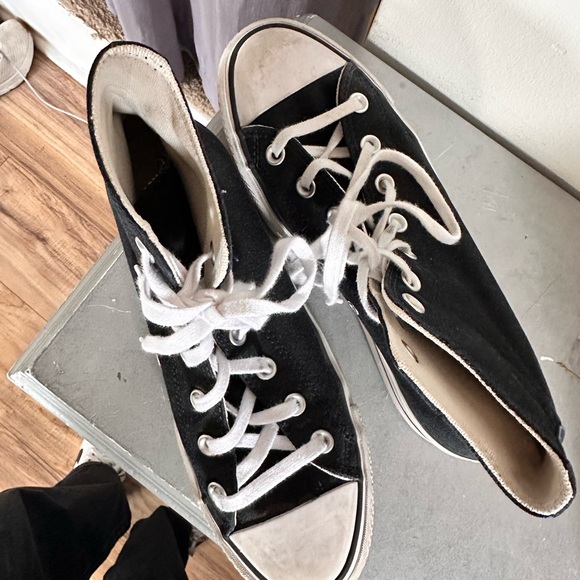 Converse Black High-Top Sneakers - Picture 2 of 3